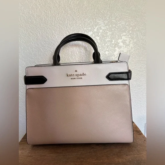 Kate Spade NWOT Beige and Black Classic Women's Bag Set - Picture 2 of 16